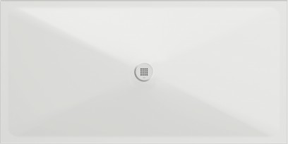 Keramická sprchová vanička, obdélník 200x100x2cm, bílá mat 46201009