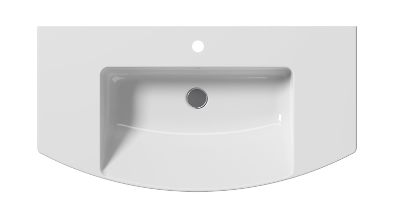 NORM keramické umyvadlo 100x52cm, oblé, bílá ExtraGlaze 8643111
