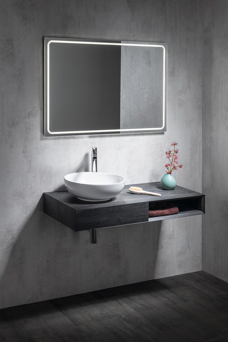 GEMINI zrcadlo s LED osvětlením 90x50cm GM090