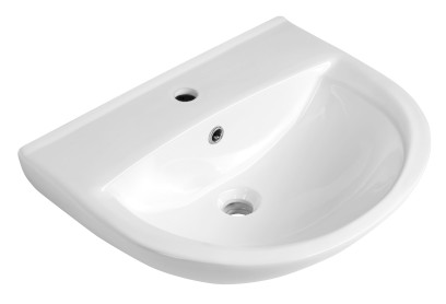 SPIRAL keramické umyvadlo 54x45cm, bílá 201.086.0