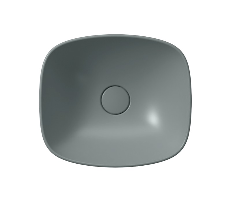 NUBES keramické umyvadlo na desku 40x35cm, agave mat 978504