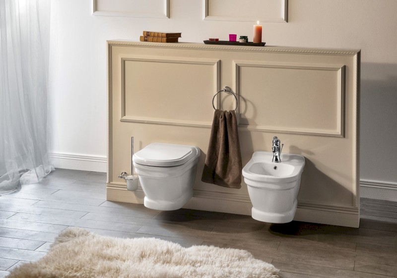 ANTIK bidet závěsný, 36x53 cm, bílá AN510