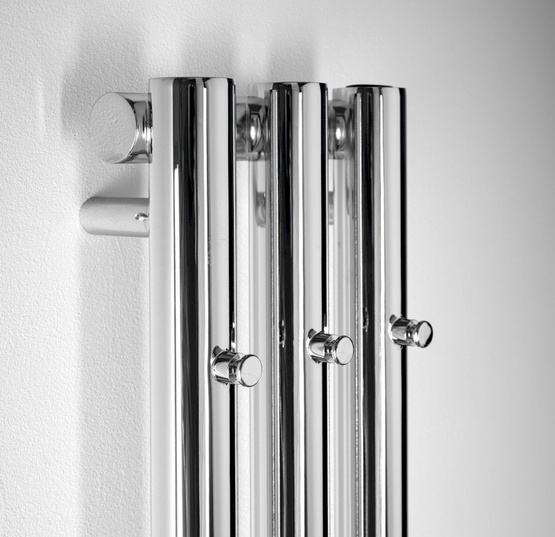 PILON otopné těleso 196x1800mm, se třemi háčky pro ručník, chrom IZ126T