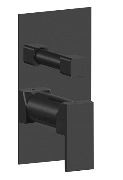 SPECTRE podomítková sprchová baterie, 3 výstupy, černá mat 1102-87B