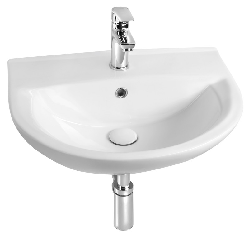 SPIRAL keramické umyvadlo 60x47cm, bílá 201.087.0