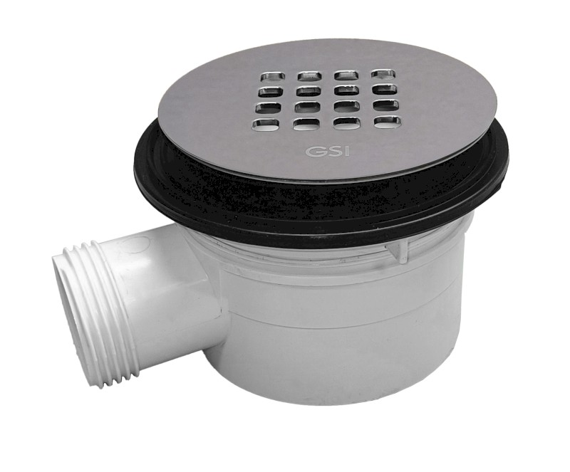 Vaničkový sifon, průměr 90mm, DN40, nízký, krytka cenere mat PILDSR217