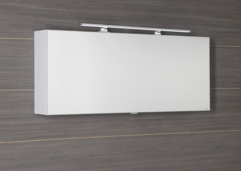 CLOE galerka s LED osvětlením 120x50x18cm, bílá CE120-0030
