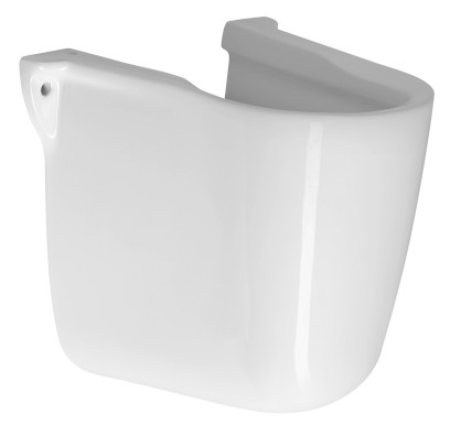 SPIRAL keramický kryt sifonu, polosloup, bílá 201.080.0