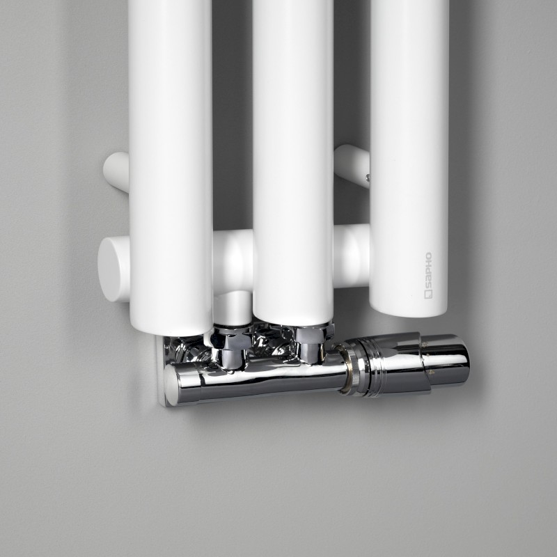 PILON otopné těleso 196x1800mm, se třemi háčky pro ručník, bílá mat IZ127T