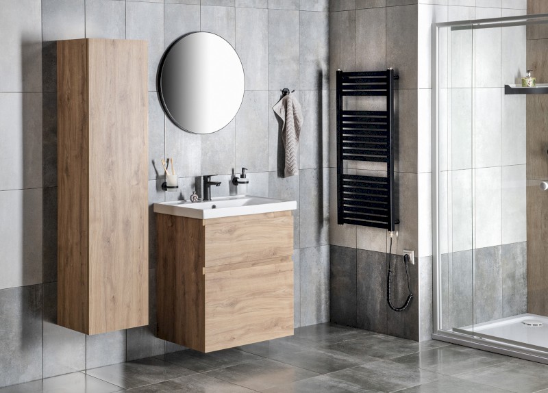 ALTAIR umyvadlová skříňka 77,5x60x45cm, dub emporio AI380