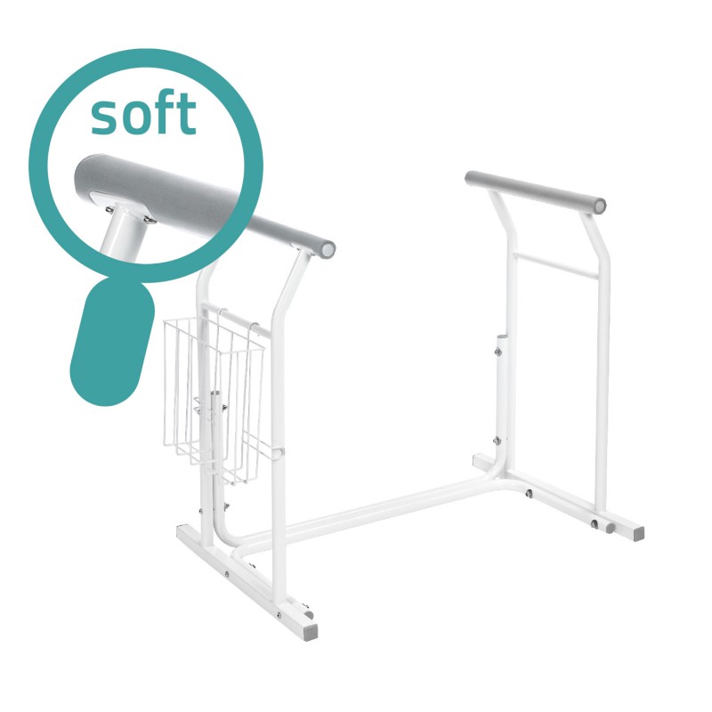 HANDICAP opěrná mobilní madla k WC, bílá A0110101