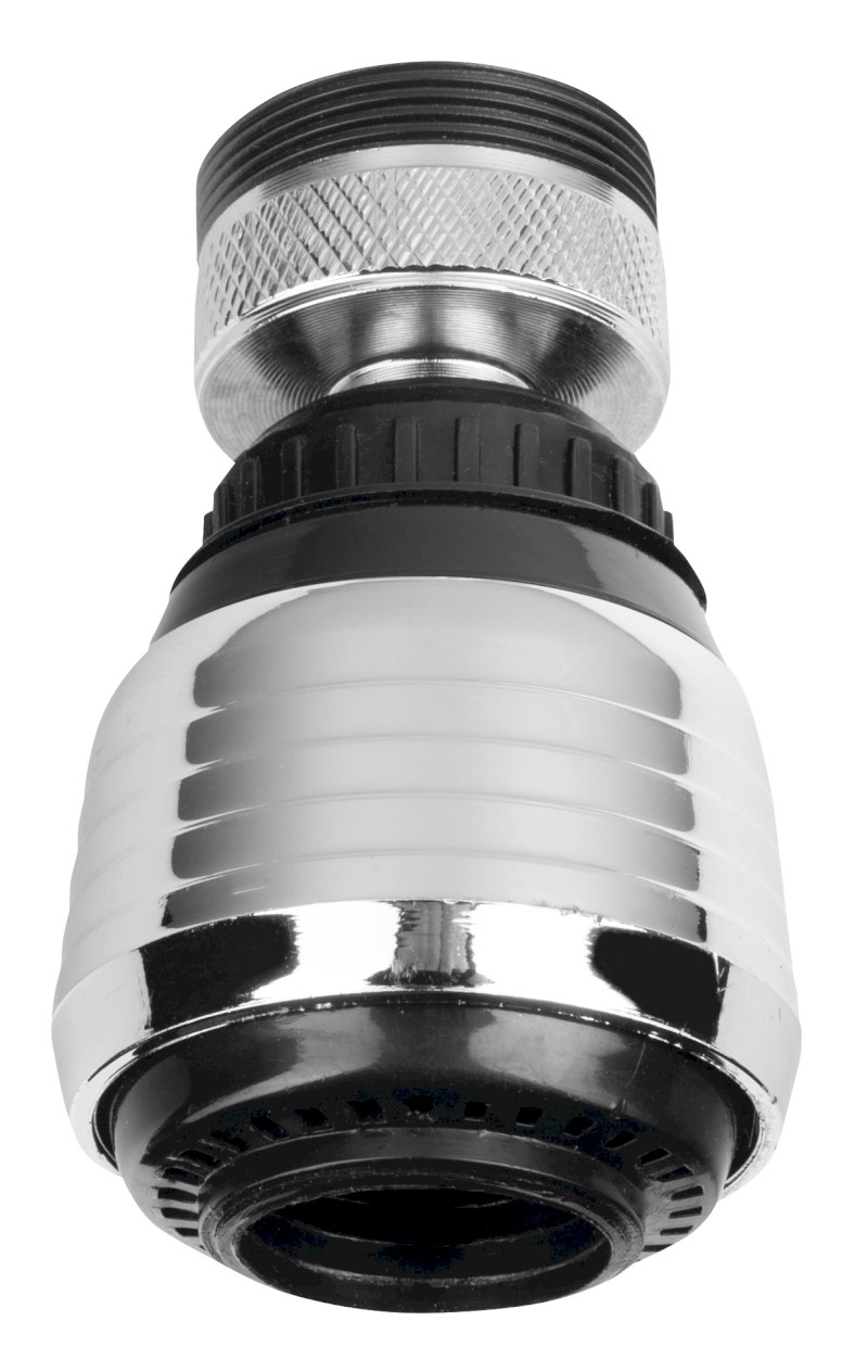 Perlátor s kloubem a přepínačem, redukce M22x1 a M24x1, ABS/chrom B003