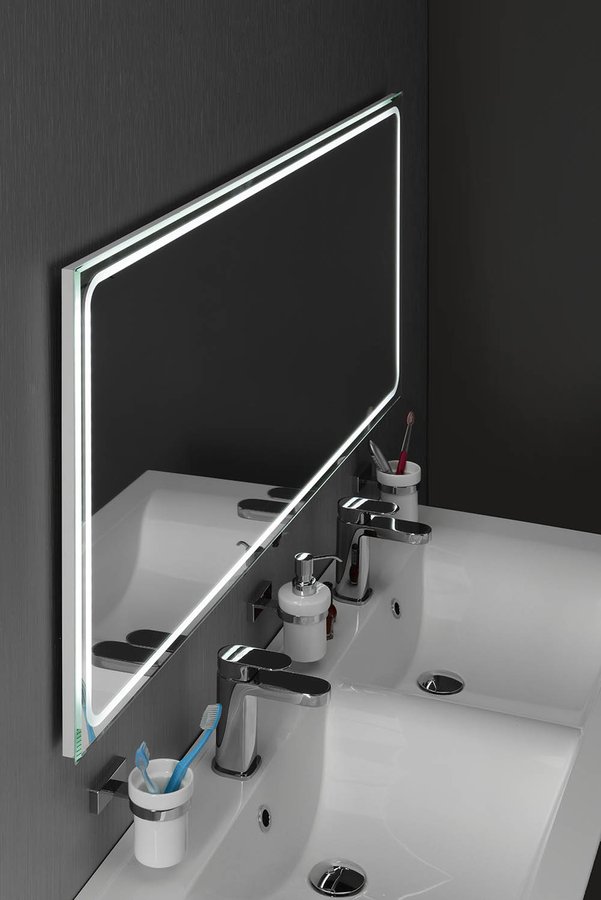 GEMINI zrcadlo s LED osvětlením 110x65cm GM110