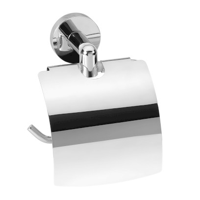 LARISSA držák toaletního papíru s krytem, chrom WS007