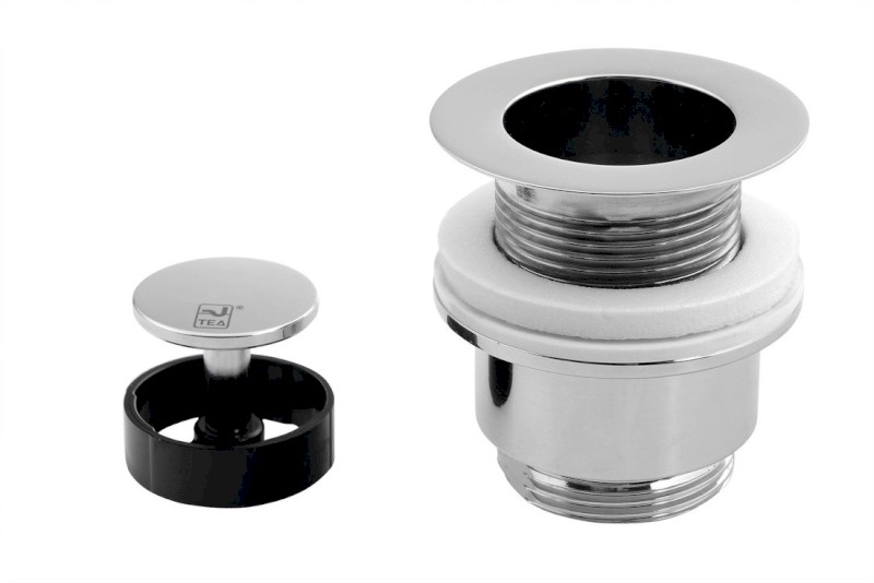 Umyvadlová výpust 5/4“, neuzavíratelná, design zátka, 30-45mm, chrom 147.545.5