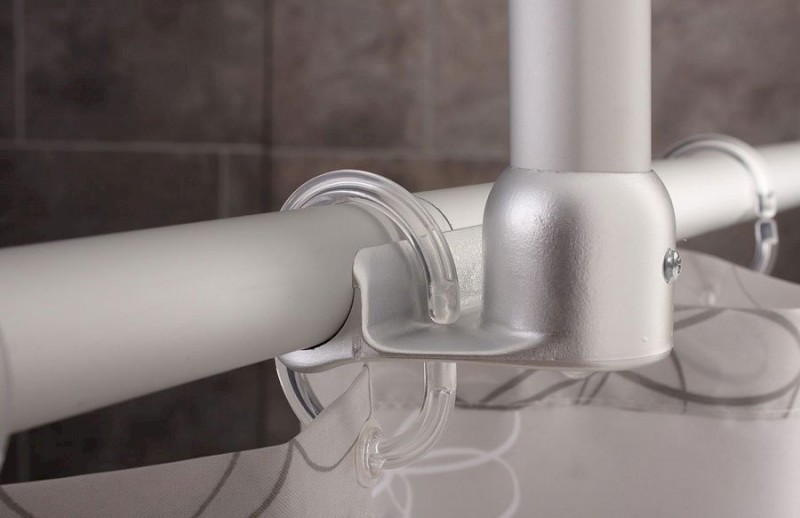 Podpora rohové sprchové tyče, chrom 596000