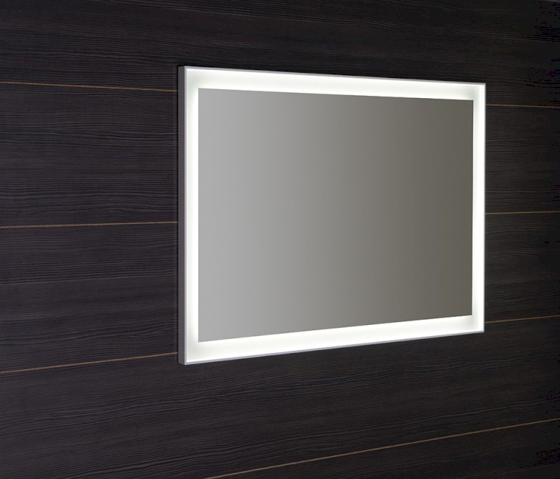 FLUT zrcadlo s LED podsvícením 100x70cm, bílá FT100