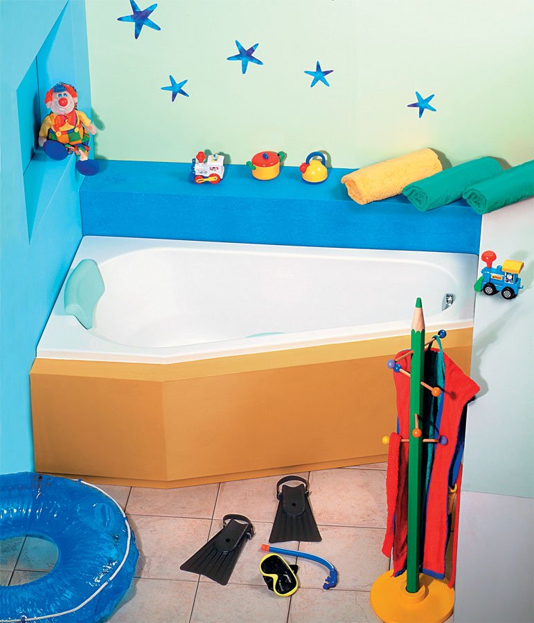 PROJEKTA L asymetrická vana 160x80x44cm, bílá 20111