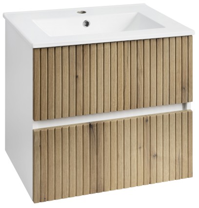 PANEDA STRIP umyvadlová skříňka 59,5x55x45,2cm, dub emporio PN360