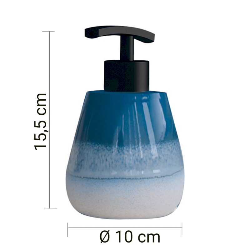 SHEJLA dávkovač mýdla na postavení, modrá SJ8005