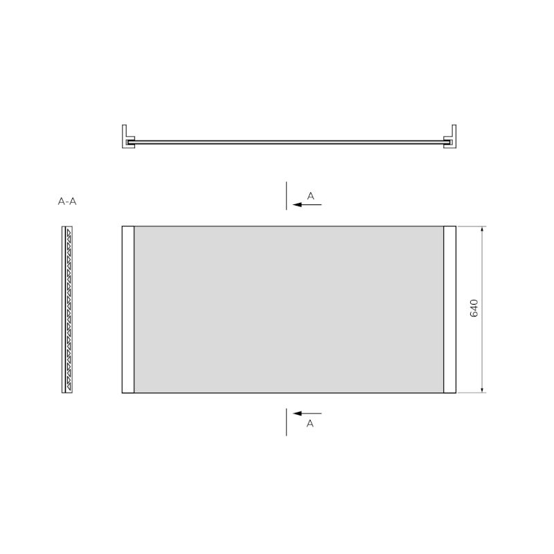 UNIVERSAL NIKA panel 180x64cm 35336