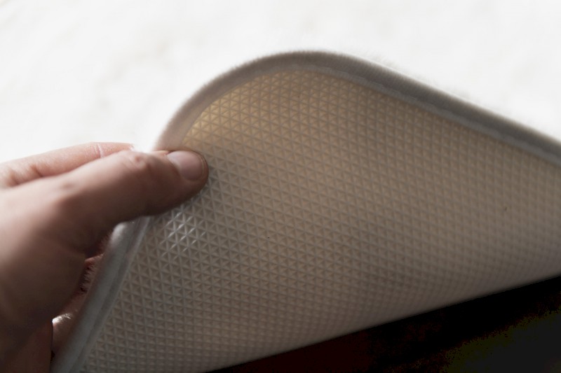 FUZZY koupelnová předložka, 60x100cm, 100% polyester, protiskluz, šedá 96FY100608