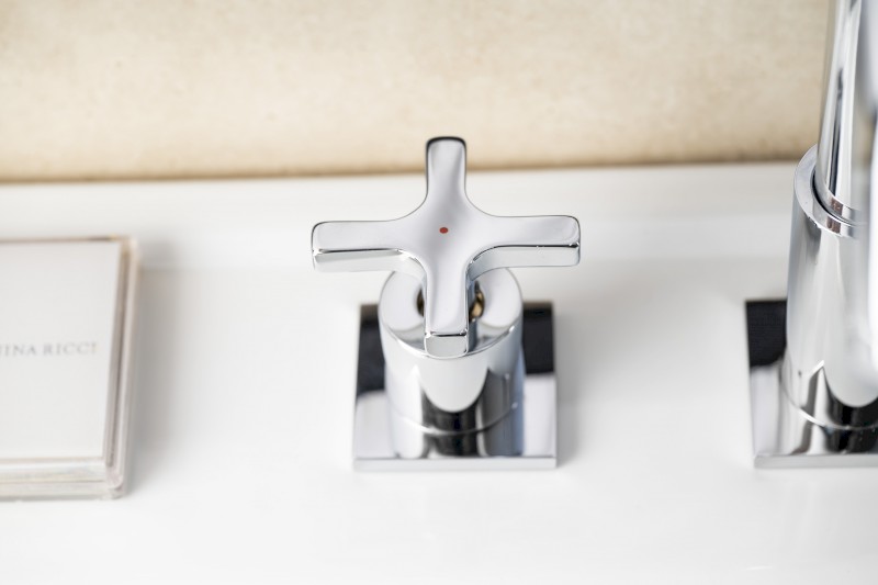 TRAX tříprvková stojánková umyvadlová baterie, chrom 602/S