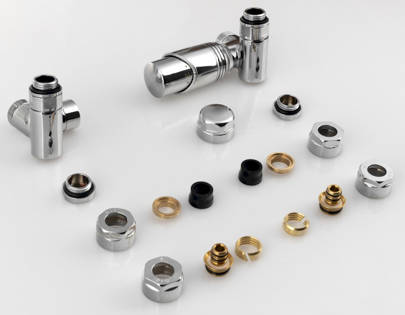 WICHER ECK COMBI připojovací sada termostatická rohová, chrom 600.321.1