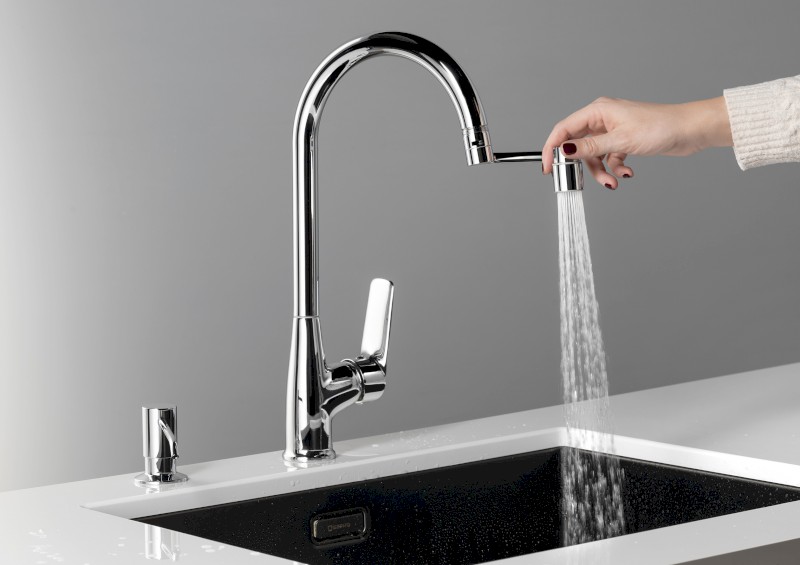 Perlátor s kloubem, vnější závit M24x1, vnitřní závit M22x1, chrom 3358.01