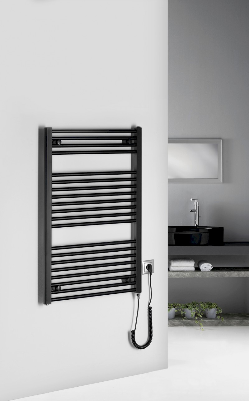 DIRECT-E elektrické otopné těleso rovné 600x960 mm, 400 W, černá ILE96TB