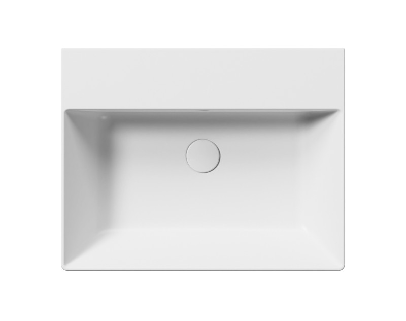KUBE X keramické umyvadlo 60x47cm, bez otvoru, bílá mat 9431009