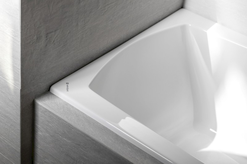 LILY SLIM obdélníková vana 130x70x39cm, bílá 77511S