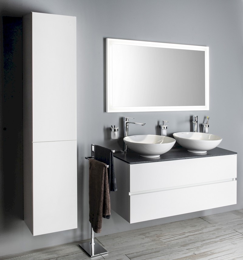 ESPACE skříňka 35x172x32cm, 2x dvířka, levá/pravá, bílá lesk ESC230-3030