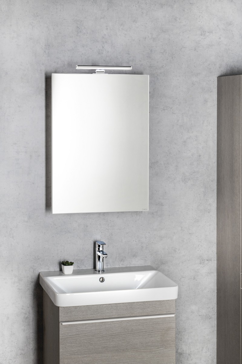 GRETA galerka s LED osvětlením, 50x70x14cm, bílá mat GR050-0031