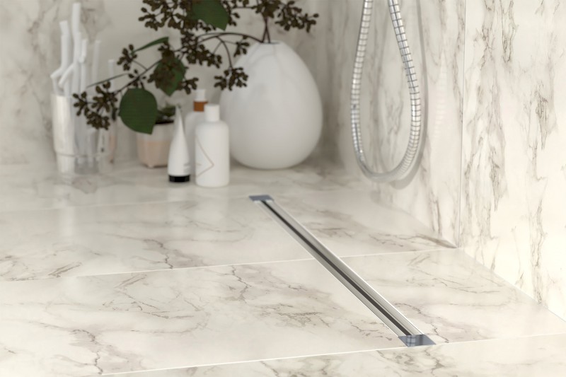 SUMISURA podlahový žlab s nerezovým roštem, L-450-1230, DN50 983.401.8