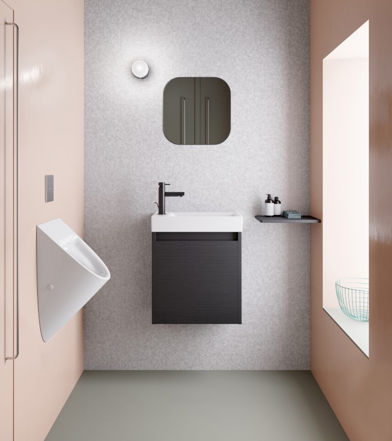 NUBES keramické umývátko 50x25cm, pravé/levé, bílá ExtraGlaze 9637111