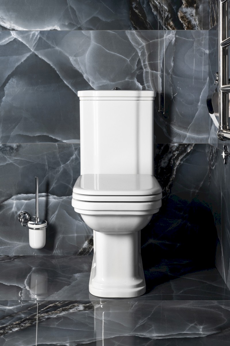 NEVIS WC štětka závěsná, keramika, chrom NV330313