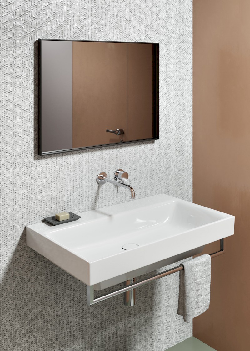 NUBES keramické umyvadlo 100x50cm, bez otvoru, bílá ExtraGlaze 9623011