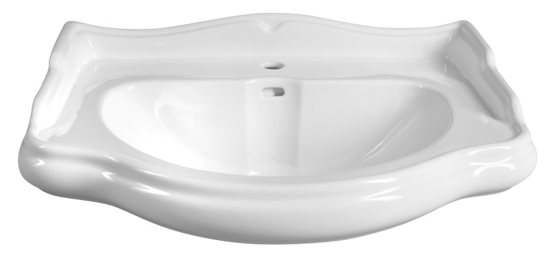 RETRO keramické umyvadlo 73x54cm, bílá 104701