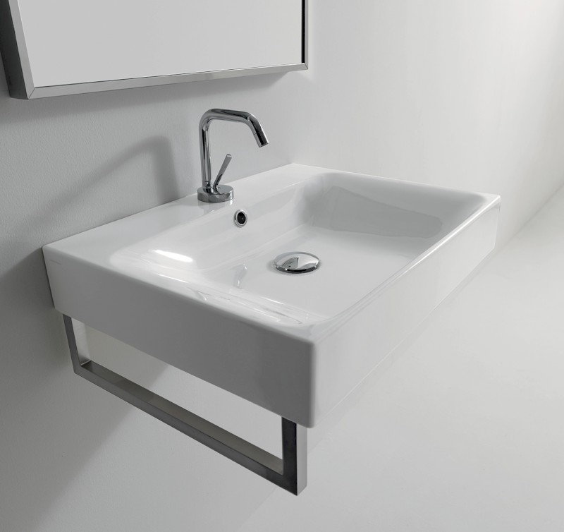 CENTO držák ručníků boční 41cm, chrom 911601