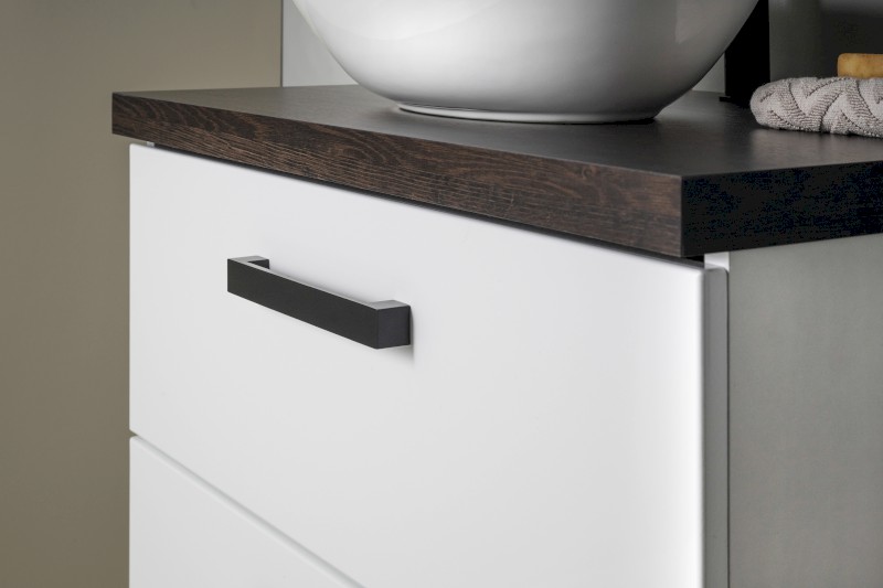 VEGA deska pod umyvadlo 125x45cm, dub černý VG630