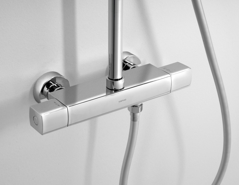 Sprchový sloup s termostatickou baterií, chrom KJ139