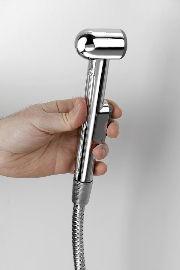 Dvojventil s bidetovou sprchou s napojením WC nádrže, chrom 1209-04