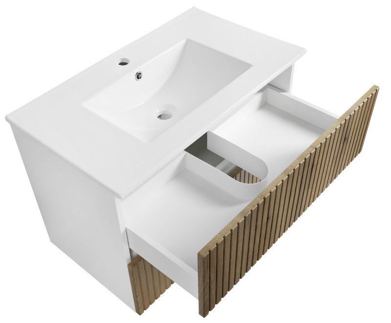 PANEDA STRIP umyvadlová skříňka 79,5x55x45,2cm, dub emporio PN380