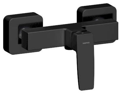 TURSI nástěnná sprchová baterie, černá mat TI011B