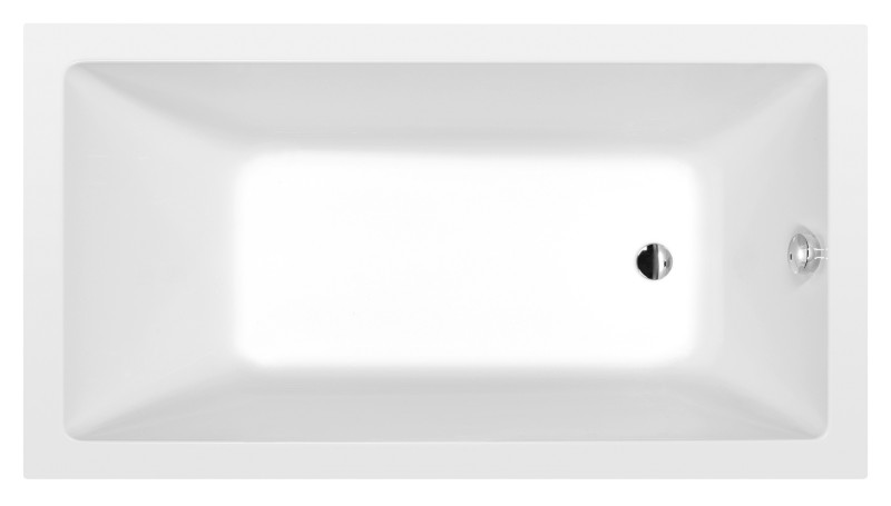 NOEMI obdélníková vana 160x80x39cm, bílá mat 71722.11