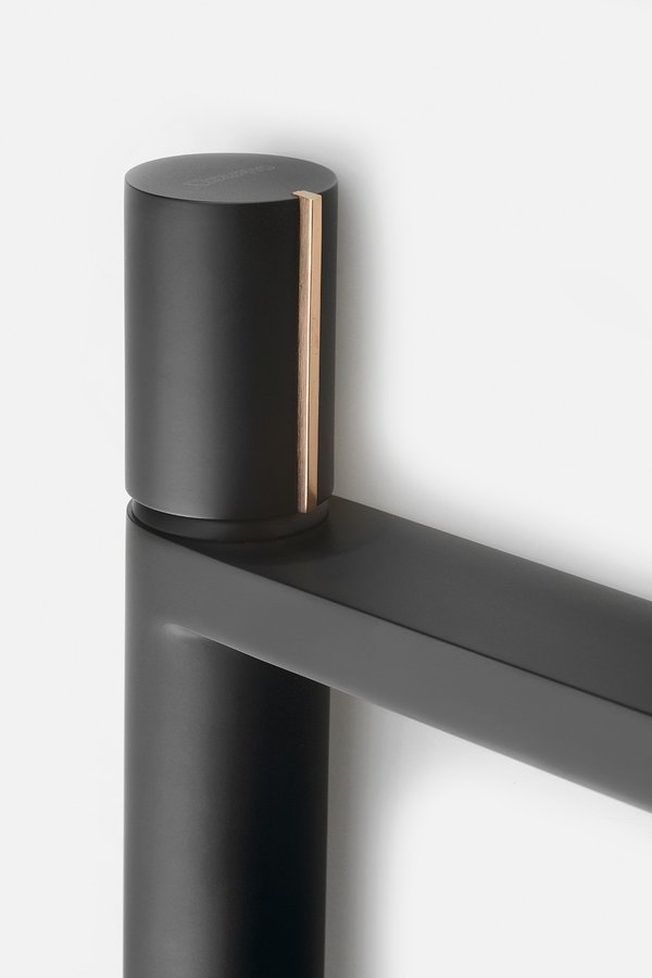 KAISA stojánková umyvadlová baterie vysoká, 235mm, černá/měď mat ZT091