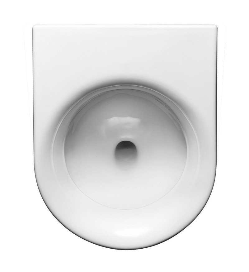 PURA urinál se zakrytým přívodem vody, 25x61cm, bílá ExtraGlaze 889711