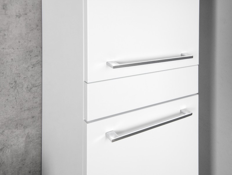 AKIRA vysoká skříňka 180x40x30cm, bílá AK180