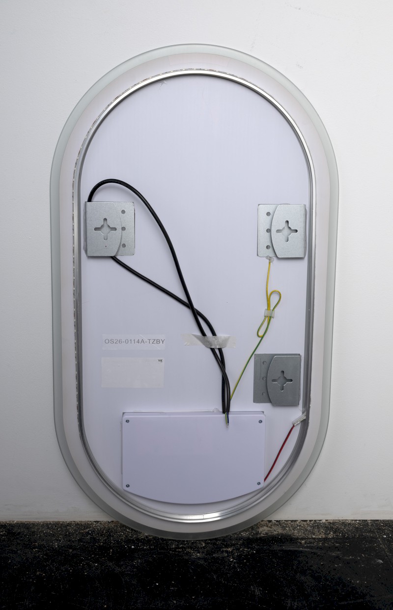 MAGARA oválné zrcadlo s LED osvětlením 45x80cm, dotykový senzor, stmívatelné MG045